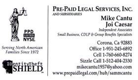 PrePaid Legal  / Go Small Biz / Identity Theft